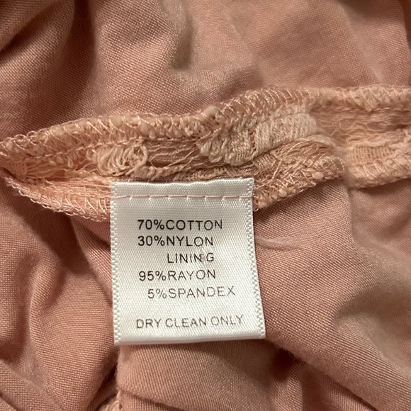 Pink Lace One button blazer lined shirted sleeves gathered waist Size small - Picture 8 of 10